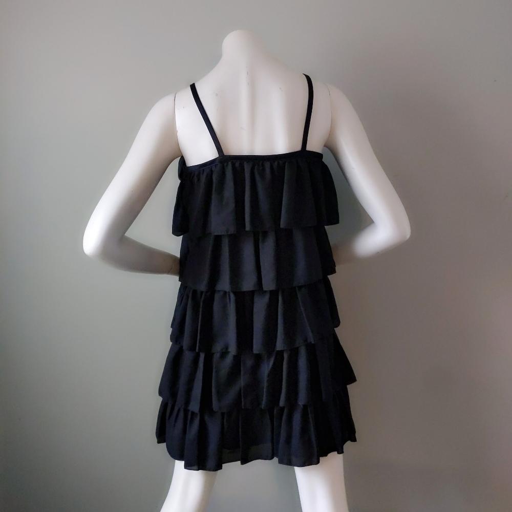 Erin Fetherston Target Black Tiered Bow Flapper Mini Dress 3 - Picture 5 of 6